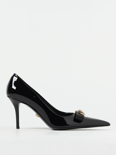 Versace Court Shoes  Woman In Black
