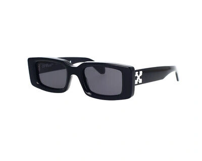 Pre-owned Off-white Sunglasses Arthur Black Dark Grey Black Grey Men Women