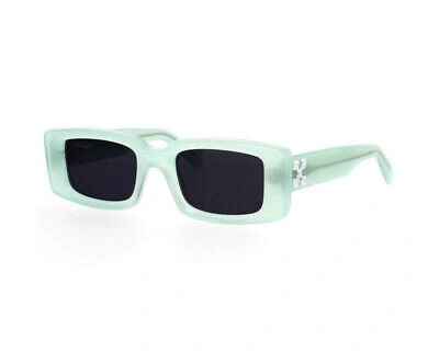 Pre-owned Off-white Sunglasses Arthur Teal Dark Grey Black Grey Men Women