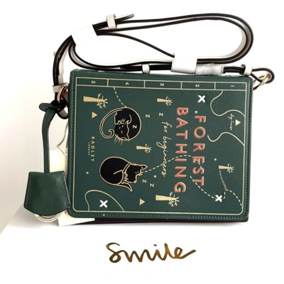 Pre-owned Radley Gift Boxed Book Street Forest Bathing Leather