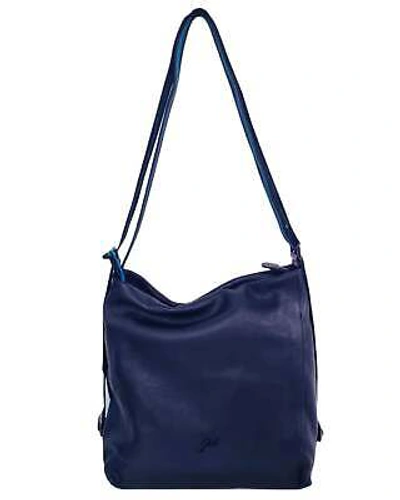 Pre-owned Gabs Shoulder Bag Shopper Bag Blue Woman