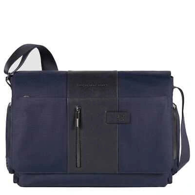 Pre-owned Piquadro Fashion Bag  Brief 2 Messenger Blue - Ca1592br2-blu