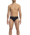Cavalli Class Black Cotton Underwear