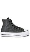 Converse Chuck Taylor® All Star® Lift High Top Platform Sneaker In Black & White
