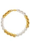EMMA PILLS LUCIEN TWO TONE NECKLACE