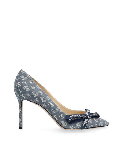 Jimmy Choo Romy 85 Pointed In Blue