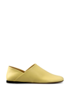 Loewe Toy Leather Slipper Loafers In Yellow
