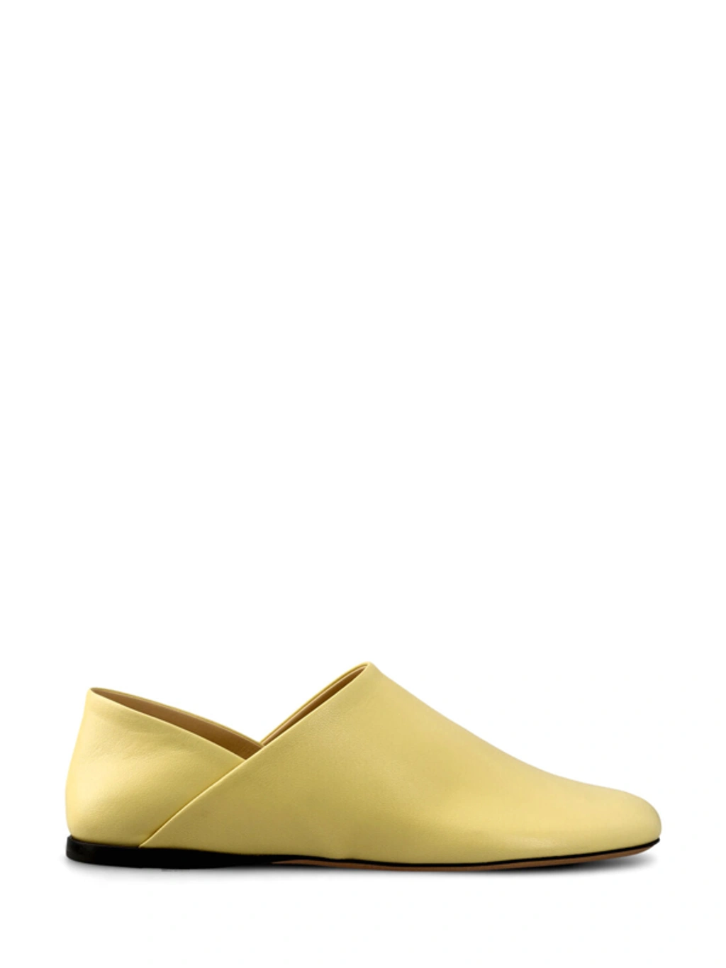 Loewe Toy Leather Slipper Loafers In Yellow | ModeSens