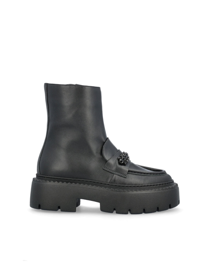 Jimmy Choo Bryer Platform Ankle Boots In Black