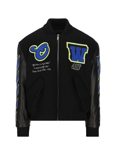 Off-white Bomber Vars Hammer In Black