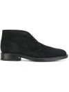 Tod's Lace-up Desert Boots In Blue