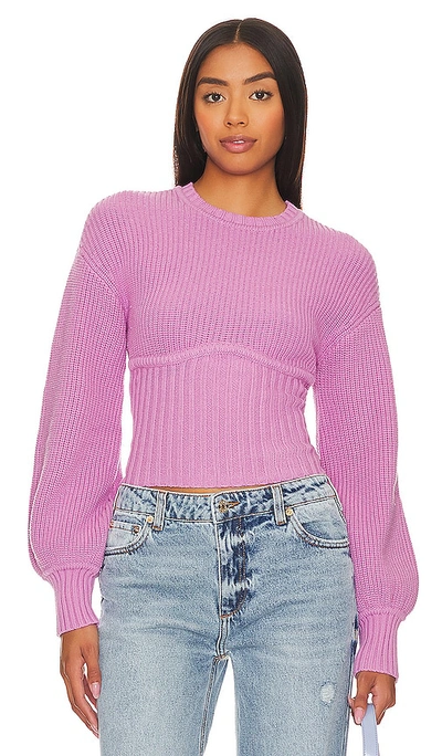 Lovers & Friends Anastasia Knit Sweater In Pink