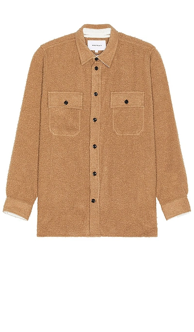 Norse Projects Tan Silas Shirt In Beige