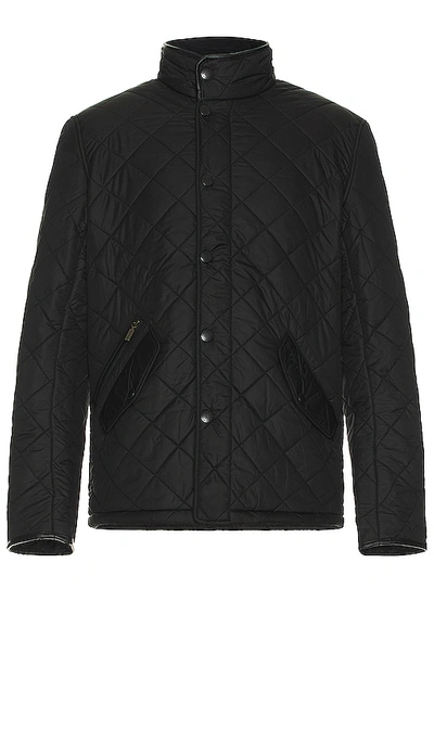 Barbour Flyweight Chelsea Mens Quilted Jacket In Black