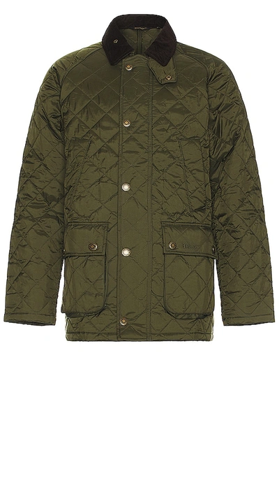 Barbour Men's Ashby Quilted Jacket In Olive