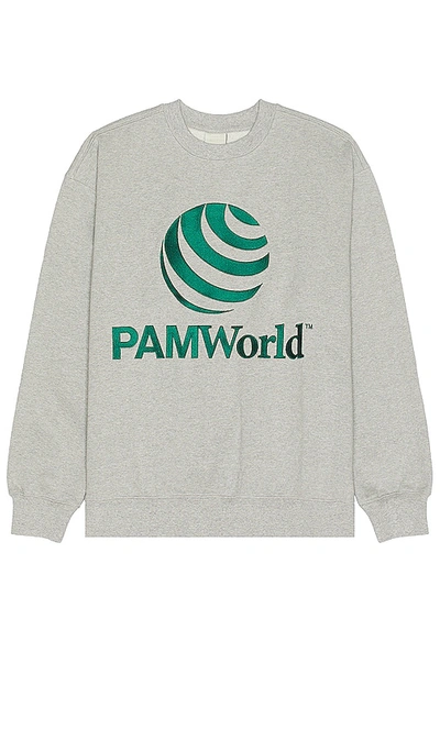 Perks And Mini Gray P.a.m. World Sweater In Grey Marle