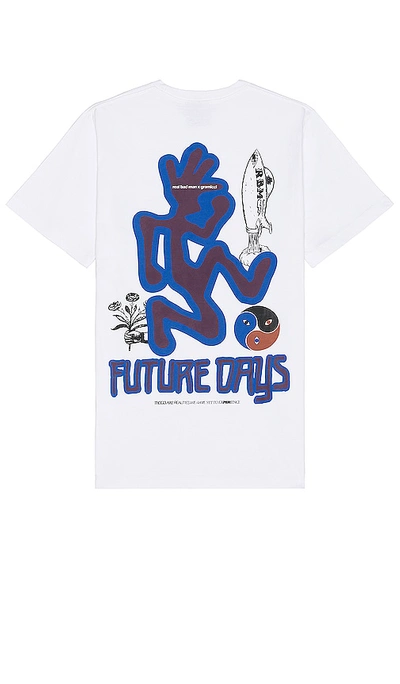 Real Bad Man X Gramicci Future Days Tee In White