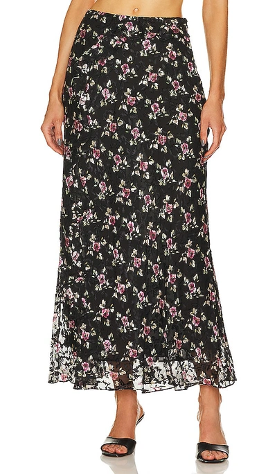 Loveshackfancy Sumi Skirt In Black