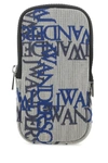 JW ANDERSON JW ANDERSON WOMAN EMBROIDERED FABRIC PHONE CASE