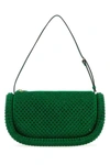 Jw Anderson Bumper Embellished Shoulder Bag In Green