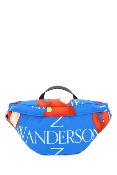 Jw Anderson Woman Printed Nylon Belt Bag In Multicolor