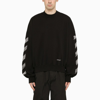 Off-white Scribble Diag Print Sweatshirt In Black