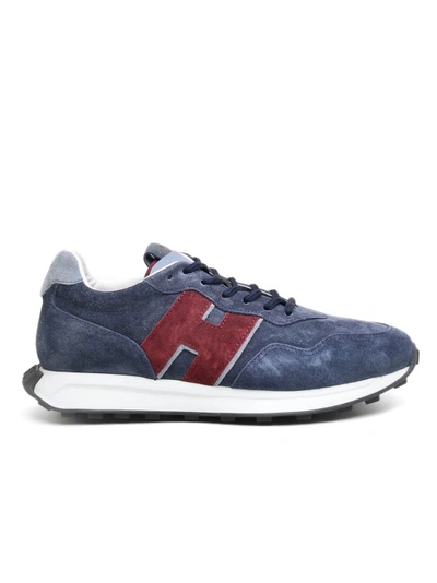 Hogan Trainers  H601 Burgundyblue In Burgundy,blue