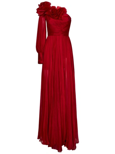 iris serban red dress Iris Serban Hellen Long Dress In Red
