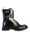 Church's Carly Double-buckle Combat Boots In Black