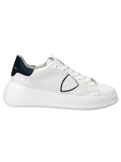 Philippe Model White Lace-up Sneakers
