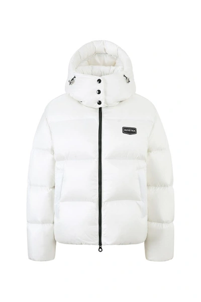 Duvetica White Risa Down Jacket