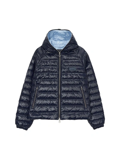 Duvetica Blue Caroma Light Short Down Jacket