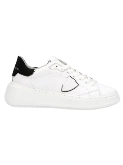 Philippe Model White Lace-up Sneakers