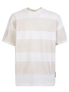 Msgm Panelled Crewneck T-shirt In Gray