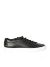 Common Projects Black Leather Sneakers In Black