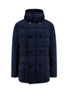 FAY BLUE QUILTED PADDED JACKET