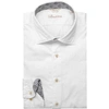 STENSTRÖMS - CASUAL SLIMLINE FIT WHITE SHIRT WITH CONTRAST DETAILS 7747210526000