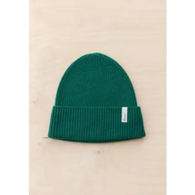 Tbco Cashmere & Merino Beanie In Forest