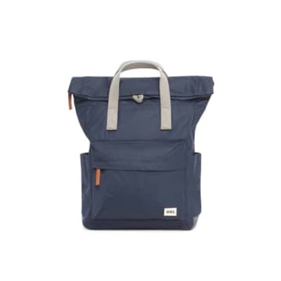 Roka London Ltd Canfield B Medium Sustainable Bag Nylon Midnight In Blue