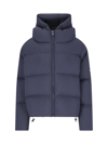 Bacon Cloud" Blue Quilted Nylon Down Jacket In Blue