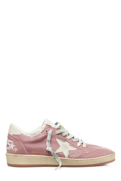 Golden Goose Deluxe Brand Ball Star Lace In Pink