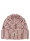 MONCLER MONCLER LOGO PATCH BEANIE