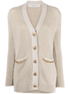 GOLDEN GOOSE GOLDEN GOOSE DELUXE BRAND BUTTONED RIBBED CARDIGAN