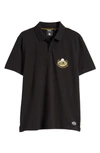 Hugo Boss Boss X Nfl Cotton-piqu Polo Shirt With Collaborative Branding In Steelers