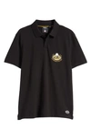 Hugo Boss X Nfl Pittsburgh Steelers Cotton Polo In Charcoal