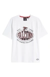 Hugo Boss Boss X Nfl Stretch-cotton T-shirt With Collaborative Branding In Falcons
