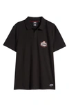 Hugo Boss Boss X Nfl Cotton Polo In Cincinnati Bengals Black