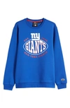 Hugo Boss Boss X Nfl Cotton-blend Sweatshirt With Collaborative Branding In Giants