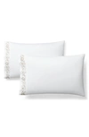 Polo Ralph Lauren Eloise Organic Cotton 624 Thread Count Embroidered Sheet In True Platinum