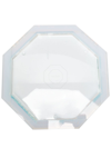 Reflections Copenhagen White Chelsea Crystal Tray In Neutrals